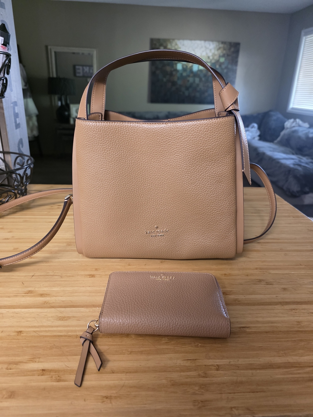 Kate Spade Knott Medium Leather Tote & Wallet Set - Bungalow